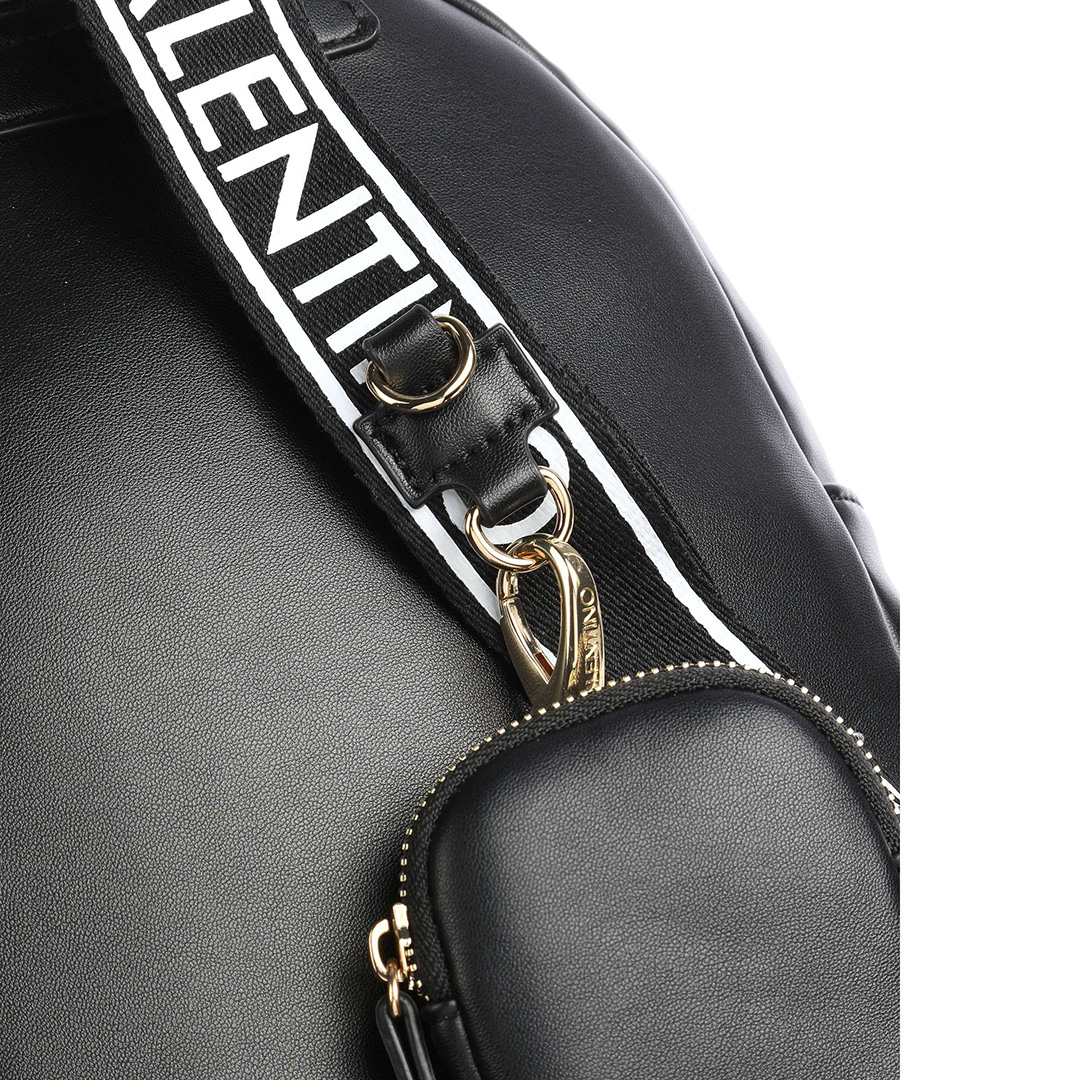 NWT VALENTINO BY MARIO VALENTINO Seanye Leather Backpack Black