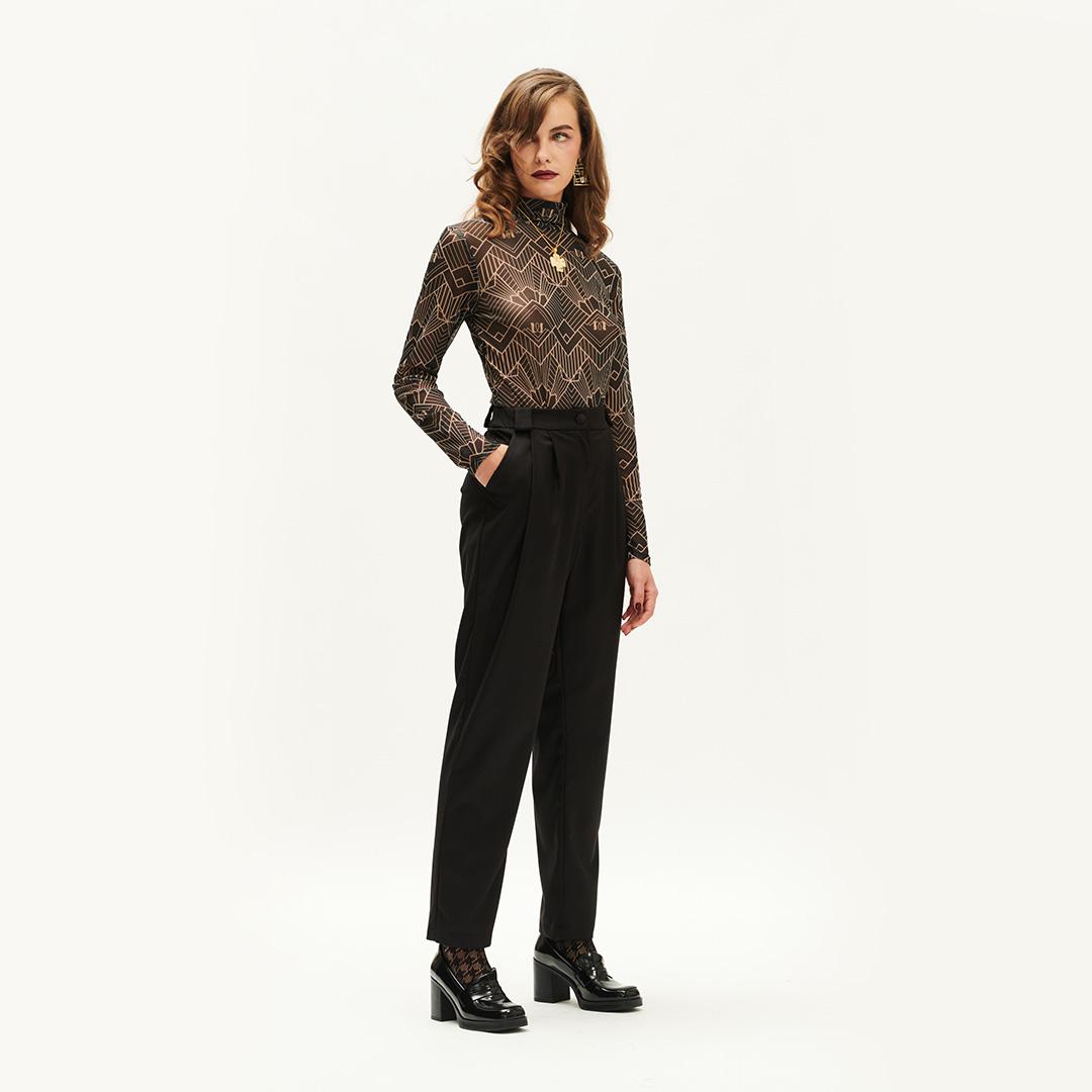 We_Are Mesh Bodysuit Longsleeve FW23-0801 Black Gatsby - Collezione by ...