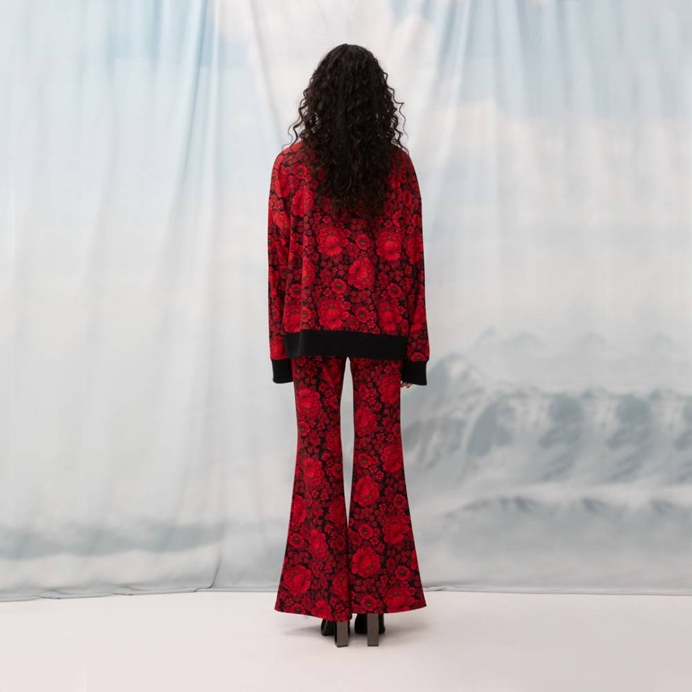 WEARE FW24 0206 Flowers Red Rear