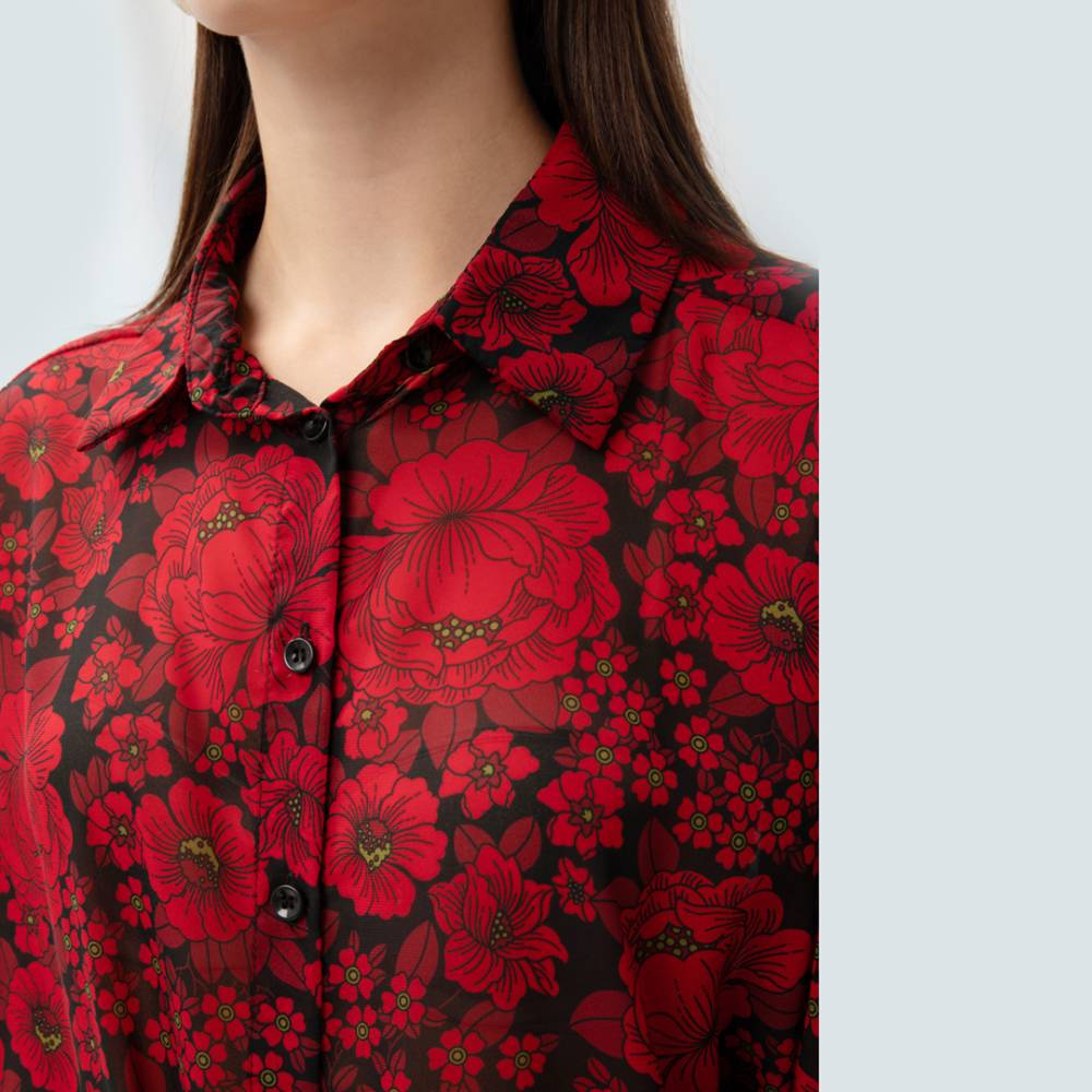 WEARE FW24 0801 Flowers Red Closeup